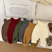 「2026」子供服★ロンパース★ニット連体服★韓国風子供服★6色66cm～100cm