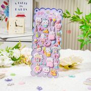 2025 新作シール 手帳用貼り付け 立体 泡ステッカー 子供 DIY用  貼り付け スマホケース  手芸用品 贈り物