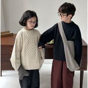 【2025秋冬新作】雑貨 韓国風 子供服  ニット プルオーバー セーター 2色 90-150cm