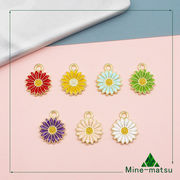デイジー アクセサリーパーツ デコパーツ カン付き ペンダント 上品 DIY素材 ハンドメイド