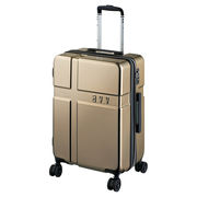 a.v.v キャリーケースL（エクスパンダブル機能付）ゴールド