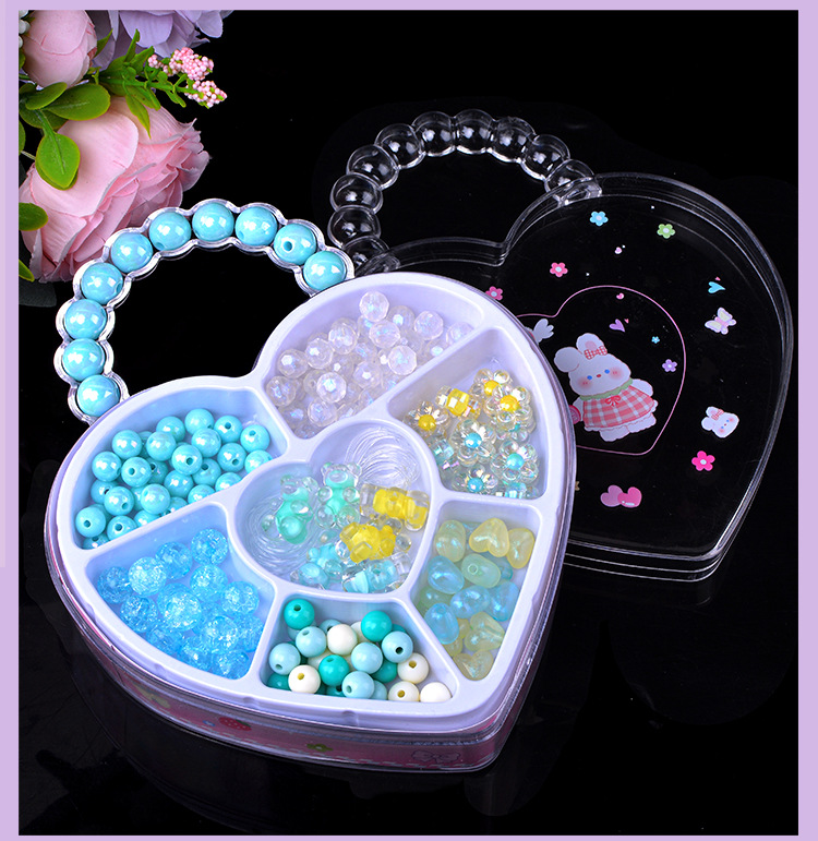 ハンドメイド セット売り 芸DIY 手作りキット デコパーツ 子供用ビーズアクセサリー 知育玩具