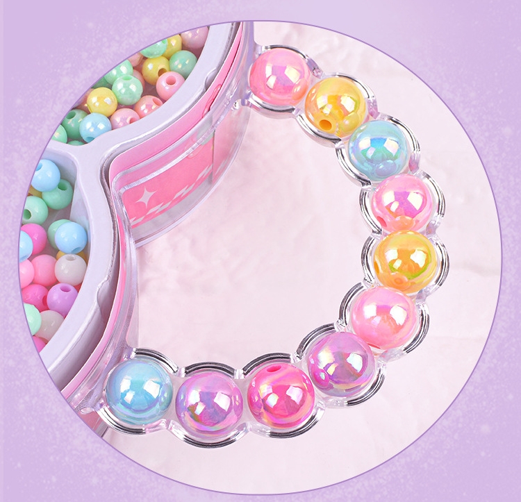 芸DIY 手作りキット デコパーツ 子供用ビーズアクセサリー 知育玩具