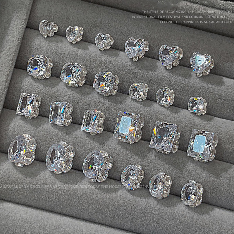 ハートストーン ラインストーン ネイルパーツ ネイル ストーン デコレーション パーツ だ円 ジェルネイル