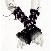 秋冬手袋 グローブ アームカバー  手袋  パンク風