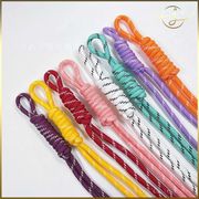 【21色】DTY紐 仮撚加工糸 ストラップ バイカラー カラフル  DIYパーツ 手芸 基礎金具 ハンドメイド