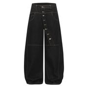 メンズファッション デニム パンツ 男女兼用 ストリート系 ボトムス 秋冬 2025新作★