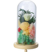 お供えガラスドームアレンジメント羽衣