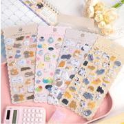 文房具 手帳素材 手帳DIY 手帳シール ステッカー シール 装飾シール 精美 ク リスタルの質感