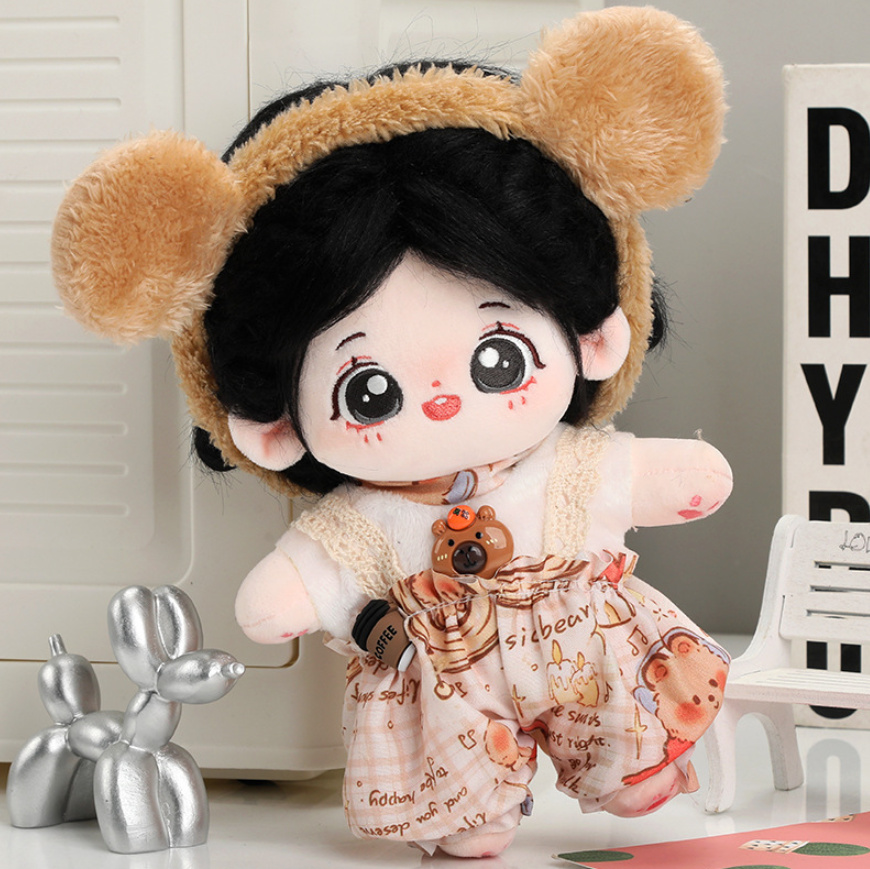 20cm コットンドール用 もこもこ衣装 着せ替えセット ロリータ風