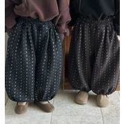 2026新作 韓国子供服 子供服 ベビー服 キッズ服 男女兼用 厚手のズボン 花柄 80~140CM 2色