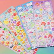 文房具 手帳素材 手帳DIY 手帳シール ステッカー シール 装飾シール 精美 ク リスタルの質感