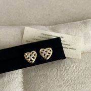 ピアス　レディース　韓国ファッション　デザイン　ins　ハート
