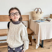 2026新冬 韓国風子供服 ベビー服  女の子  長袖  ジュアル セーター ニット  80cm-130cm
