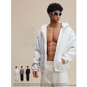 メンズ 裏ボア ジップアップパーカー 男女兼用 ボアフリース トップス 秋冬 2026新作 ★全3色