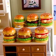 激安販売★芸DIY デコパーツ ★アクセサリー 　パーツ★ハンバーガー　大きめ