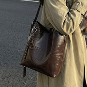 トートバッグ　PU　秋冬　韓国ファッション　デザイン