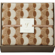 グランフランセヌーベル ウール毛布（毛羽部分） GFN8253BE ベージュ