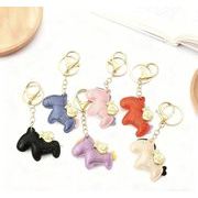 6色 PUレザー 馬のキーホルダー バッグ飾り馬のアクセサリー ウマ horse 馬の雑貨 馬関連用品 プレゼント