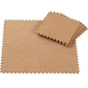 シービージャパン やわらかコルクマット 30cm 8枚組 コルク粗め