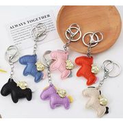 かわいい PUレザー 馬のキーホルダー バッグ飾り 馬のアクセサリー ウマ 馬の雑貨 horse 用品 馬関連