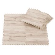 シービージャパン やわらかウッディマット 30.5cm 9枚組 ホワイト