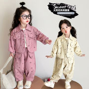 「2026」子供服★トップス+ズボン★セットアップ★韓国風子供服★2色90cm～140cm