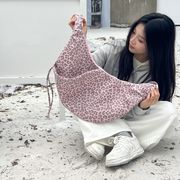 トートバッグ　デザイン　可愛い　韓国ファッション　豹柄