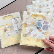 ギフトバッグ  透明袋OPP袋 クマ柄ジッパーバッグ 小物ギフト用包装袋LF