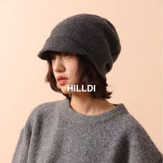 バケットハット ウール ニット シンプル 上品 防寒 レディース 小顔 秋 冬