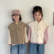 2026 新作韓国風 子供服  ベビー服  キッズ 男女兼用 チョッキ   2色 80cm-150cm
