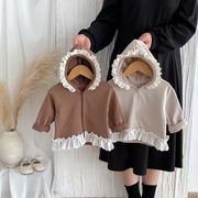 2026年春新作キッズパーカー 女の子コート開襟長袖トレーナー 子供服 上着大人気LF