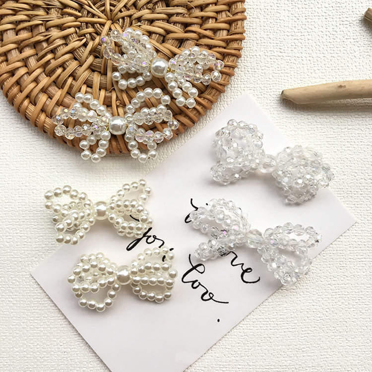 DIYチャーム リボン アクセサリーパーツ ハンドメイド 手芸 パール ヘアアクセサリー ピアスチャーム