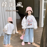 2026秋冬新作 韓国風 子供服 トップス デニムパンツ 可愛い あったか 秋冬 カジュアル