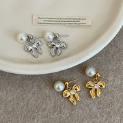 ピアス　レディース　韓国ファッション　デザイン　ins　リボン