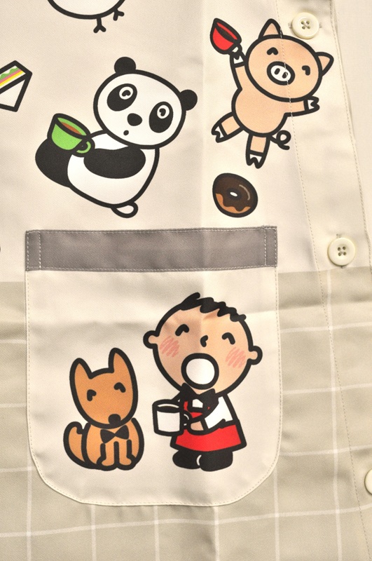 即納】みんなのたあ坊ティータイムキッチン レディースエプロン 保育士