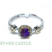 ☆一点物☆【リング】ピンクスギライト (ジルコニア付) No.29