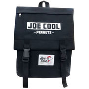 リュックサック スヌーピー フラップ リュック ブラック SNOOPY【小ロット販売】