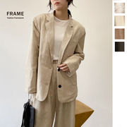 【2026新作】リネンライクテーラードJK