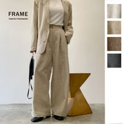 【2026新作予約】リネンライク2タックパンツ