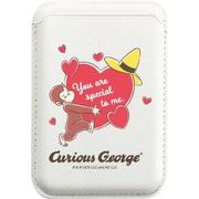 おさるのジョージ MagSafe対応 カードウォレットハート CG-59B
