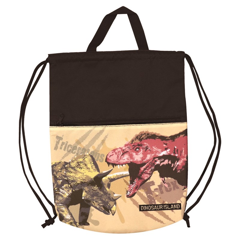 巾着 ナップサック ティラノサウルス トリケラ【小ロット販売】