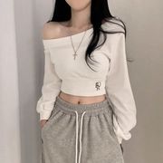 Tシャツ　レディース　デザイン　韓国ファッション　INS