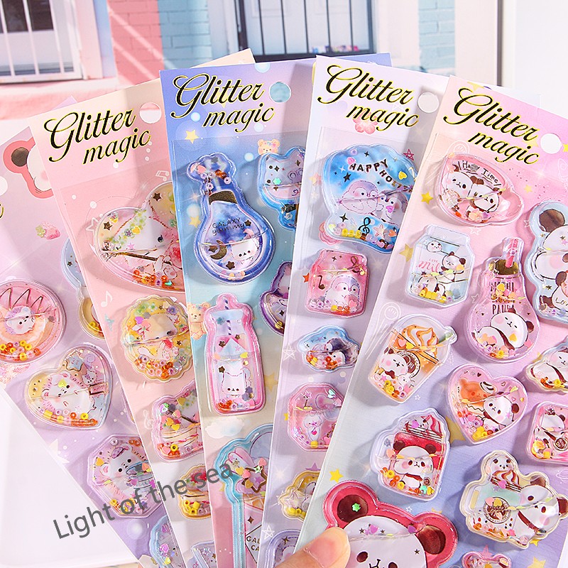 DIY用 手帳用 貼り付け スマホケース シール 可愛い 立体  装飾用 手芸用品