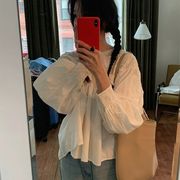 シャツ　レディース　デザイン　韓国ファッション　INS