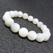インド産 天然石 ホワイトムーンストーン ブレスレット 約12mm 《SION 天然石 パワーストーン》