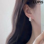 ピアス レディース フープ 片耳用 レース ラグジュアリー ゴージャス キラキラ 華やか 上品 エレガント