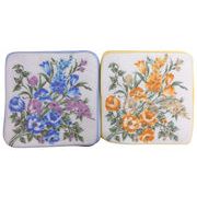 20cmパイル地プリントタオルハンカチ_【ブーケ】日本製