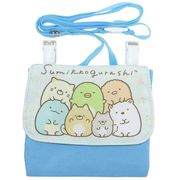 クリップ ポケット すみっコぐらし ショルダー 付き ポケット ポーチ ブルー【小ロット販売】