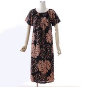 ★新着！★  サマードレス Aライン / brown 涼しくゆったり  ～バリ島より